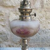 XIXth Kerosene Lamp Val St Lambert 60cm