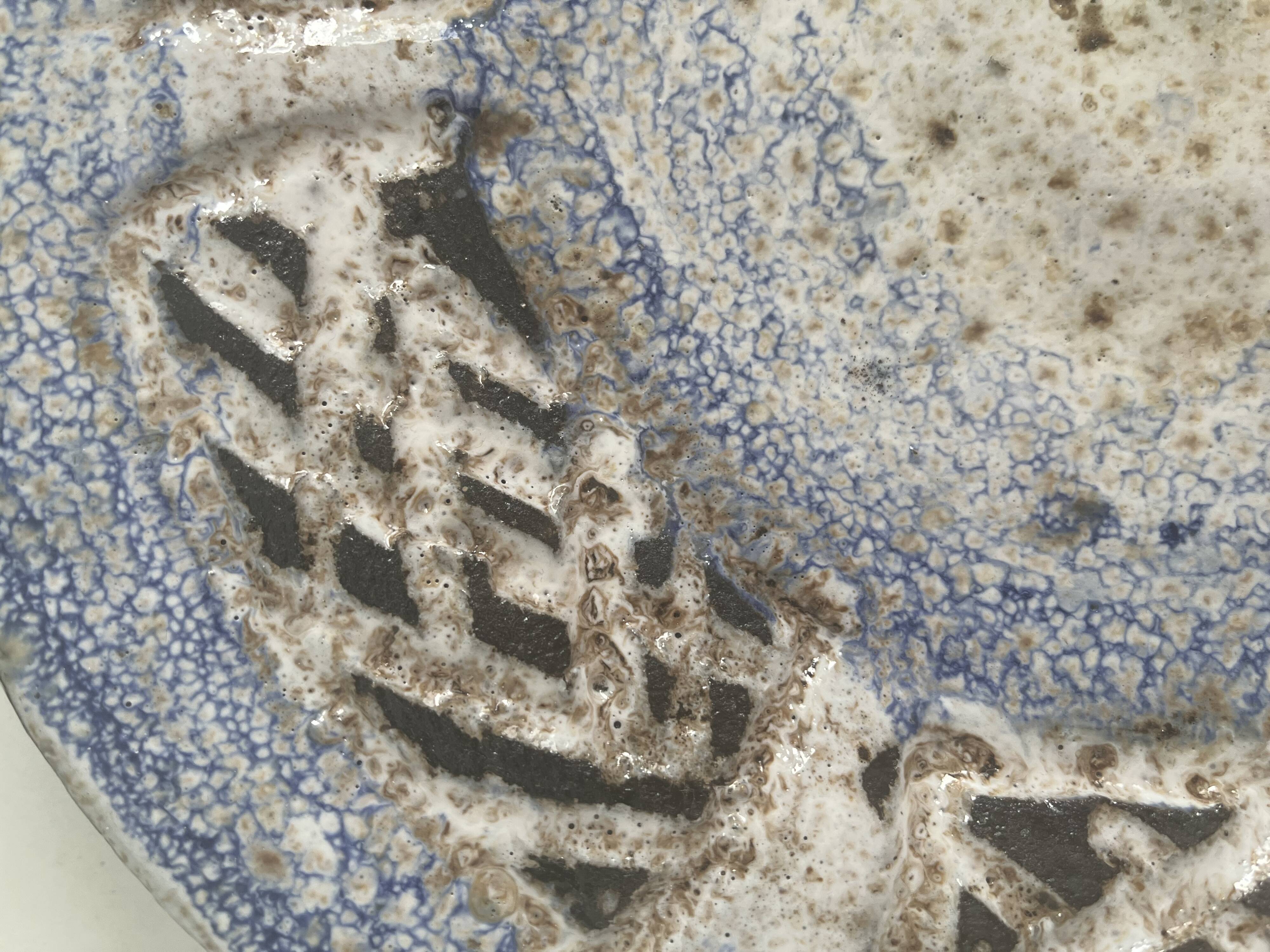 Grand plat Albert Thiry Vallauris