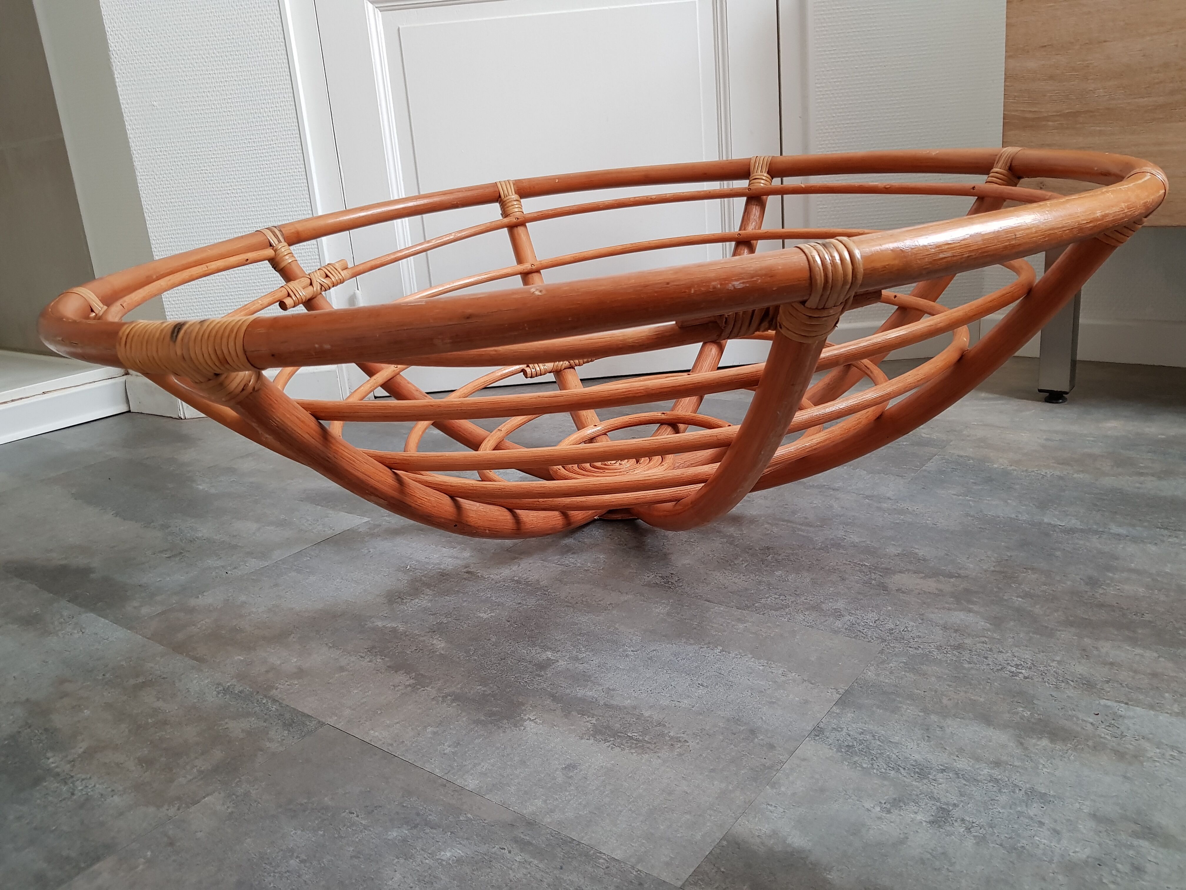 Papasan rattan chair