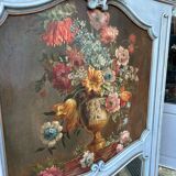 Overmantel mirror with still life
