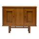 Brutalist Oak Cabinet, Belgium, 1960s