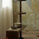 Table d'appoint décorative et multifonctionnelle / piédestal, Art déco danois, années 1940