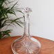 Decanter decanter wine, crystal, vintage French, 60s