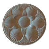 Longchamp white earthenware oyster plate