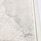 Map west coast France from Belle île to Ile D'Yeu