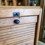 Double curtain binder in oak 1950