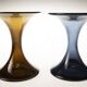 Paire de vases tulipe Havana par Holmegaard