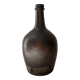 Brown two-tone stoneware bottle