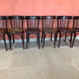 Suite de 6 chaises bistrot vintage