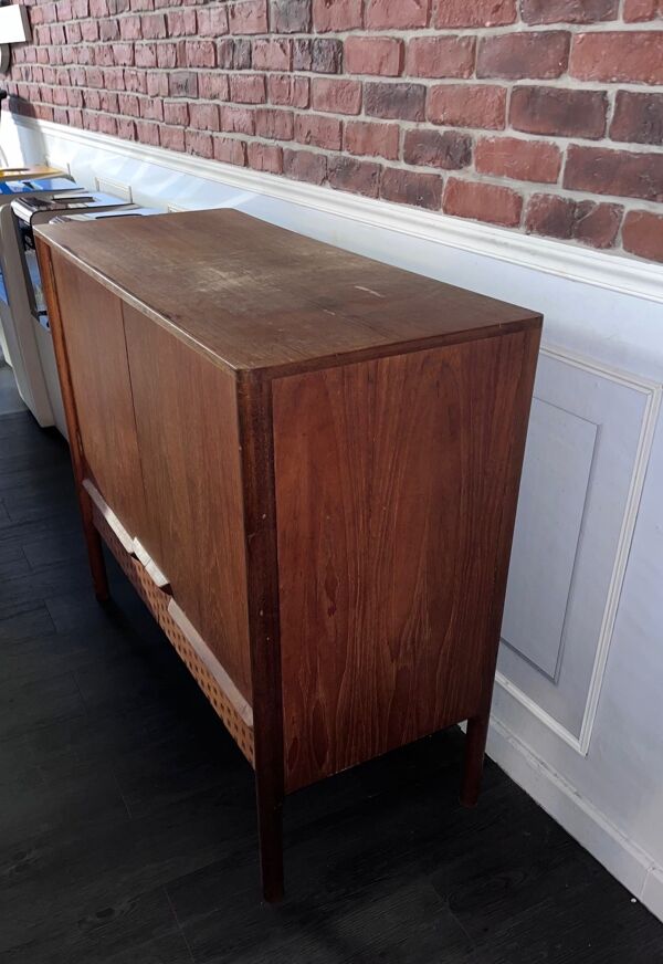 Buffet haut vintage en teck 1960
