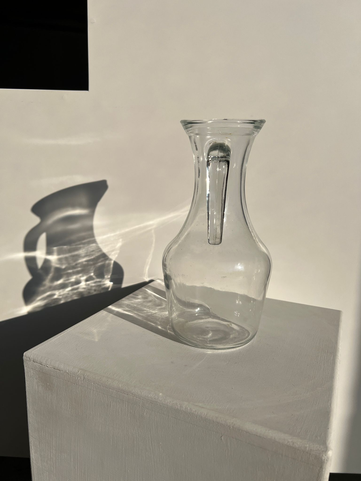 Vintage water decanter H: 25cm