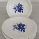 Old Earthenware Dinner Plates Sarreguemines Riva Bella Vintage
