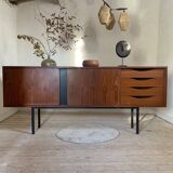 Vintage modernist teak sideboard