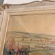 Old Watercolour Painting Shepherdess with Sheep Landscape Henry Charles