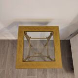 Vintage pedestal side table