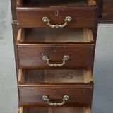 English desk with leather desk top and 9 drawers
