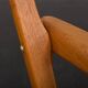 Pair of Kai Kristiansen Paperknife lounge chairs in teak and natural wool