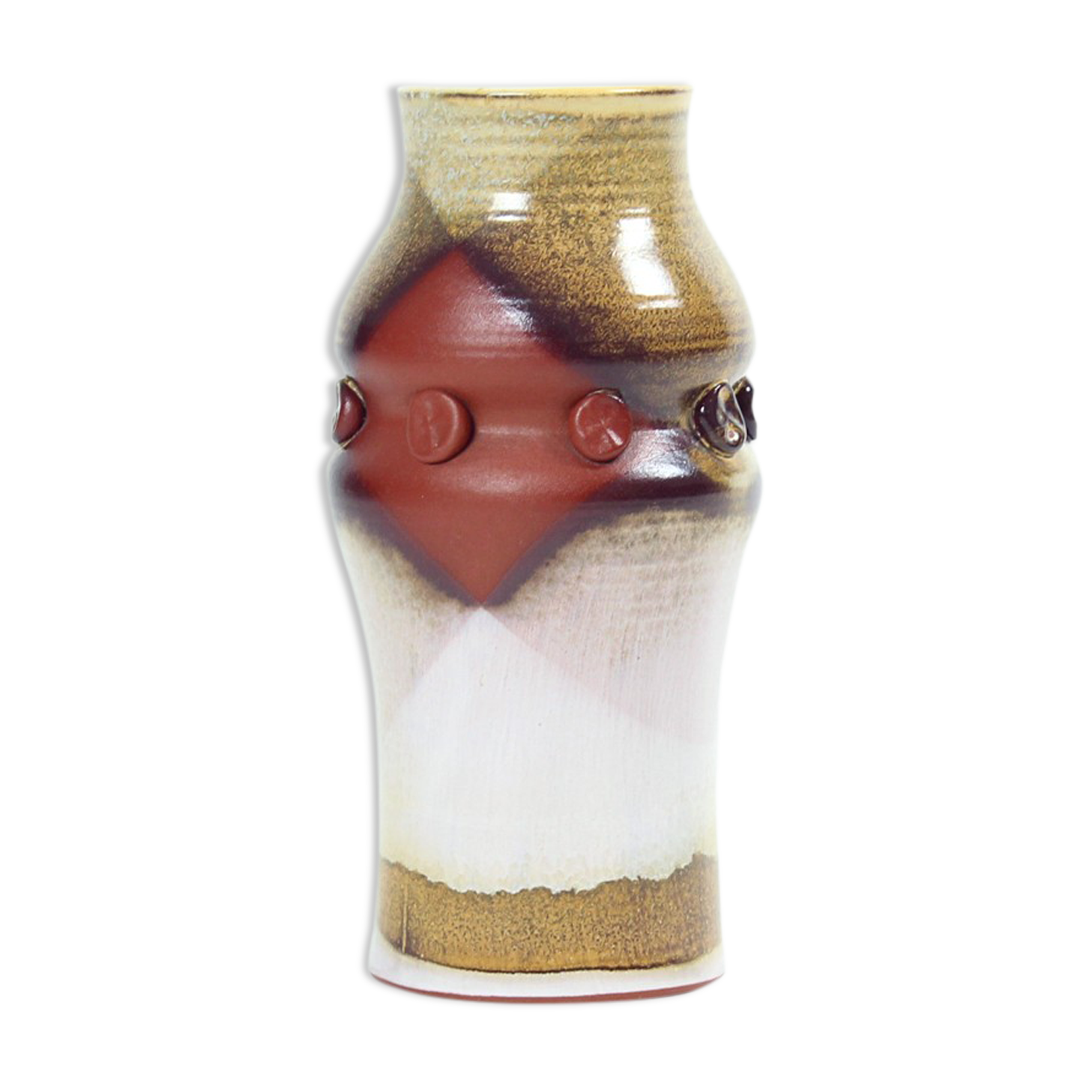 Vase en céramique du milieu du siècle, Tchécoslovaquie des années 1960
