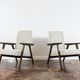 Vintage minimalist armchairs, Poland, 1960s, Set Of 2