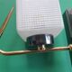 Three antique gold Arlus wall lights from the 50s