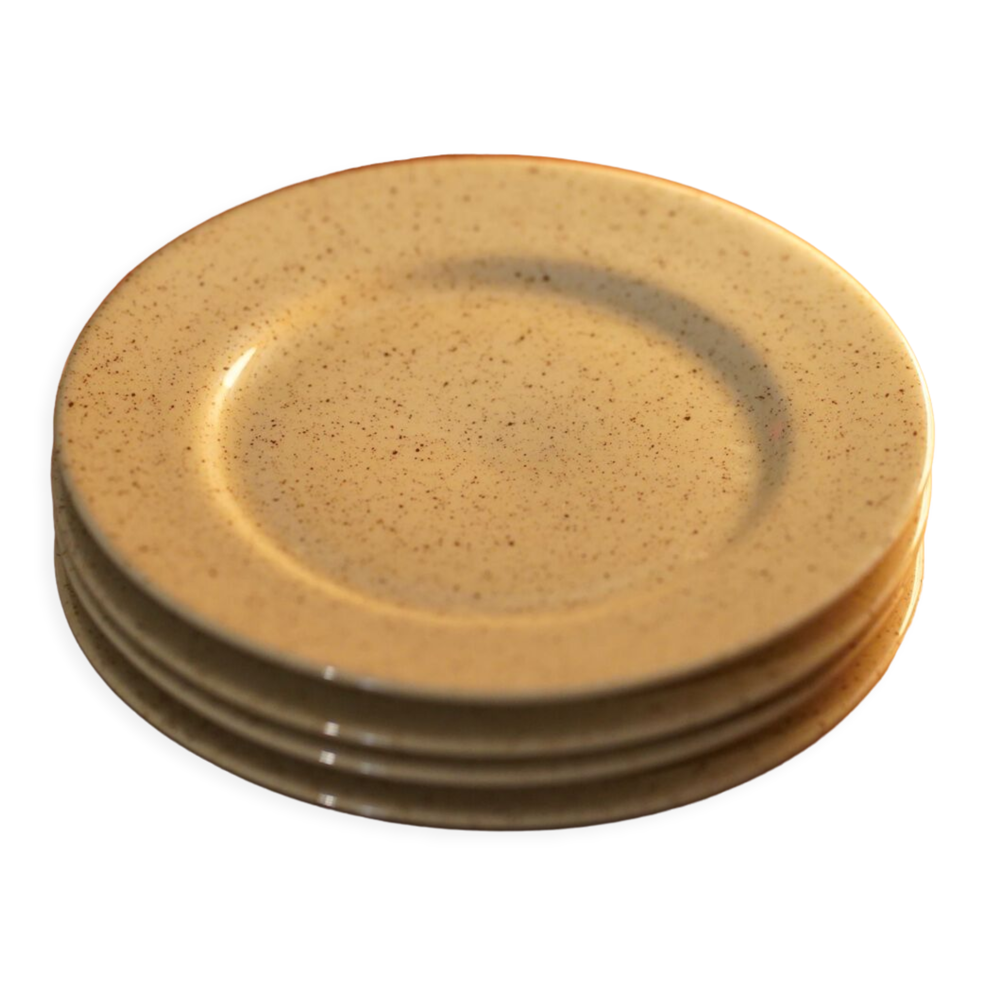 4 vintage dessert plates