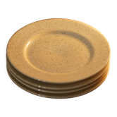 4 vintage dessert plates