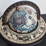 Globe terrestre zodiaque vintage
