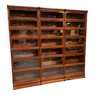 Large antique mahogany Globe Wernicke Bookcase