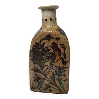 Persian Stoneware Triangle Bottle, From Around 1900