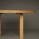 Table à manger L-leg Modèle 91 par Alvar Aalto pour Artek Finlande, années 1940.