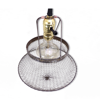 Suspension creation deco basket wire unique piece deco kitchen