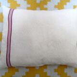 Coussin   en lin beige