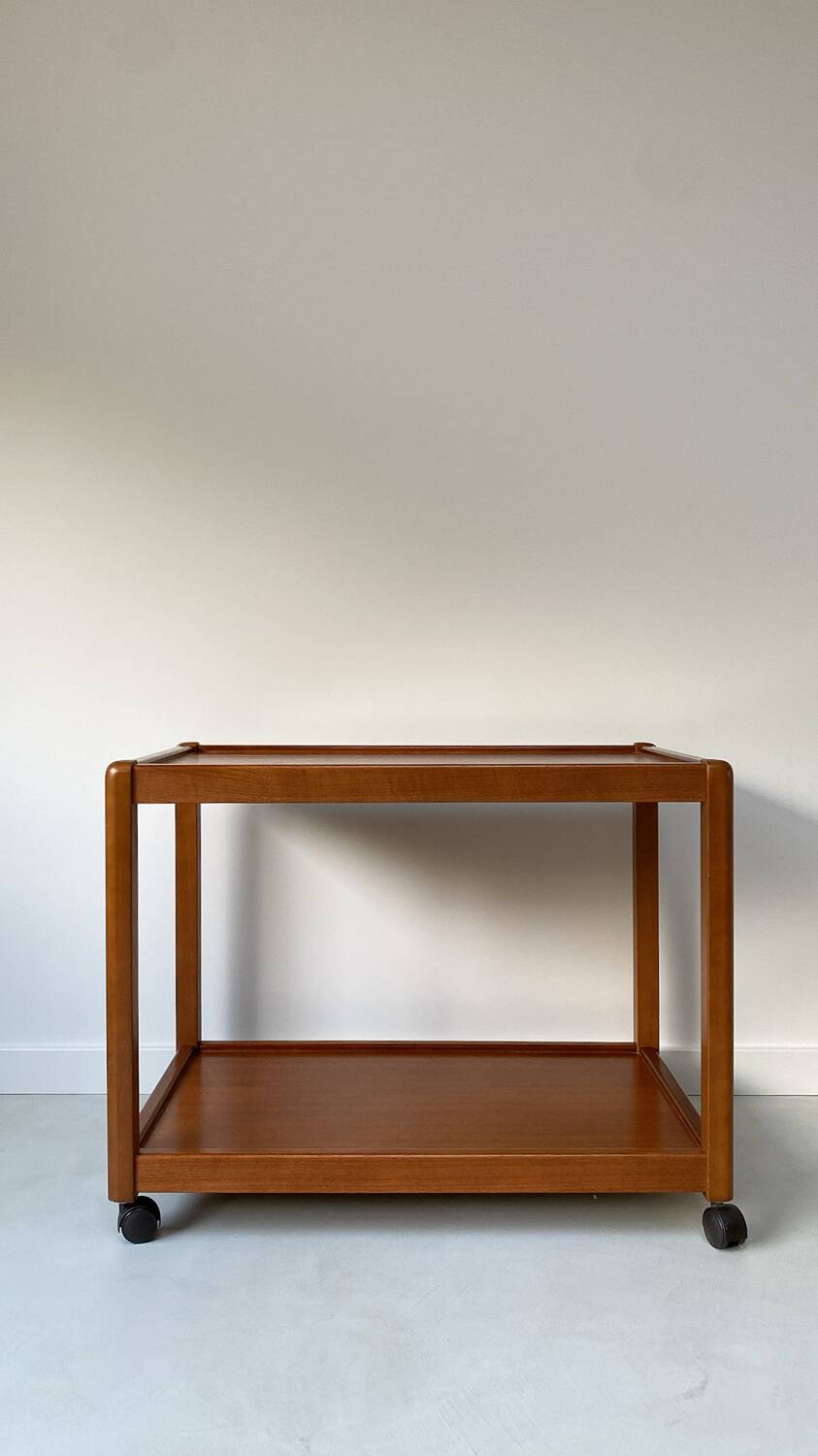 Vintage wooden trolley / bar cart