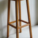 High wooden tabouret