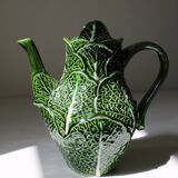 Service of cabbage cups barbotine Caldas da Rainha, Portugal