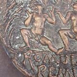 Empty pocket M. Le Verrier, Bronze, special creation for Nestlé, "Romulus and Remus"