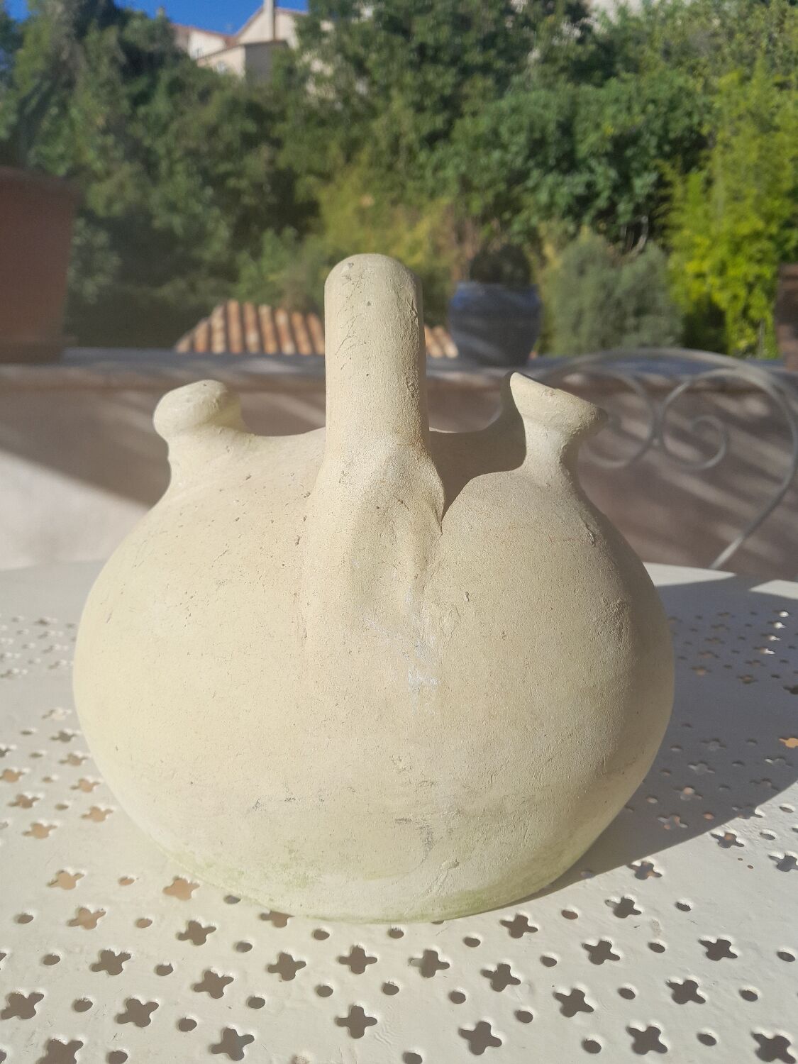 Gargoulette terracotta pottery