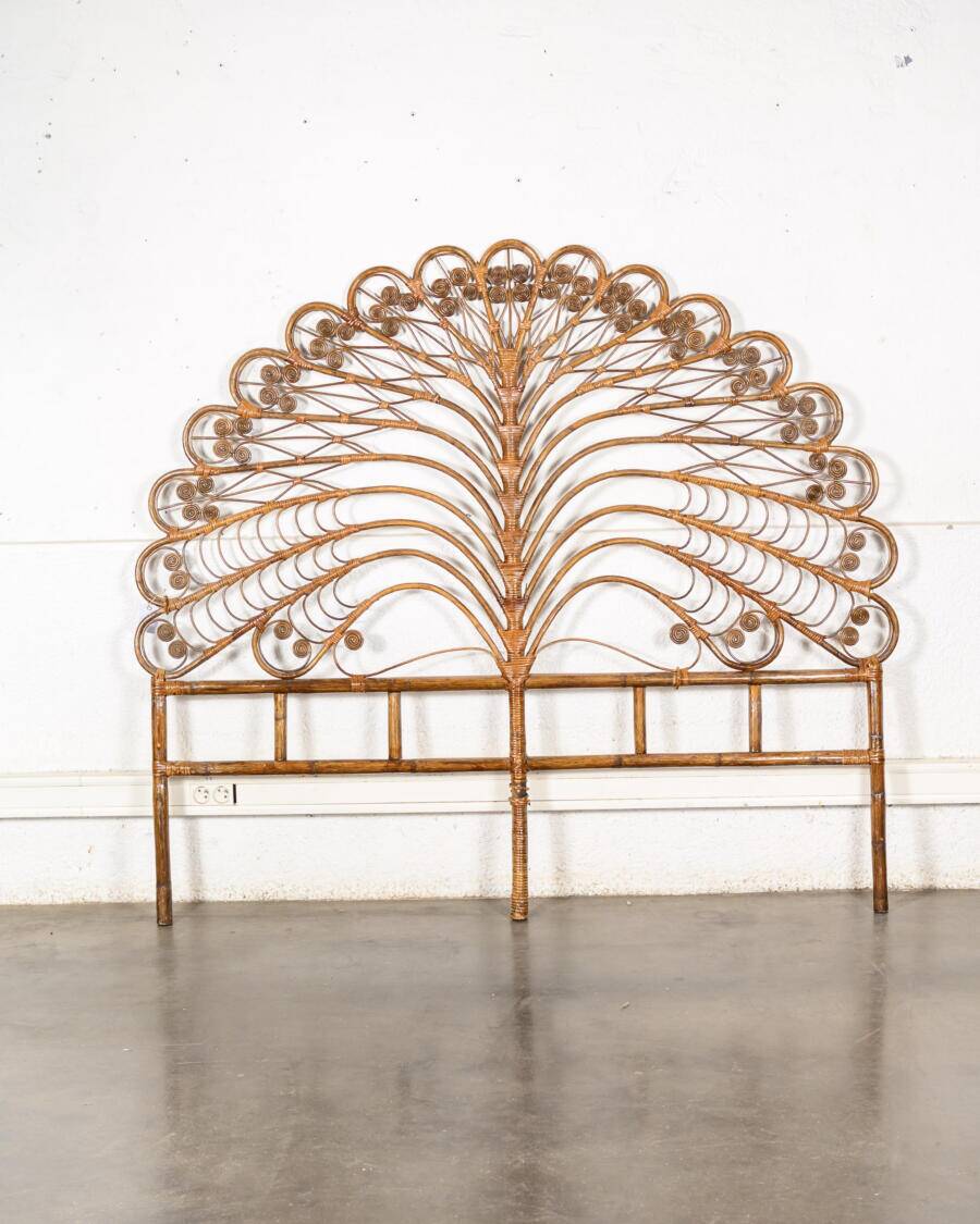 Peacock headboard