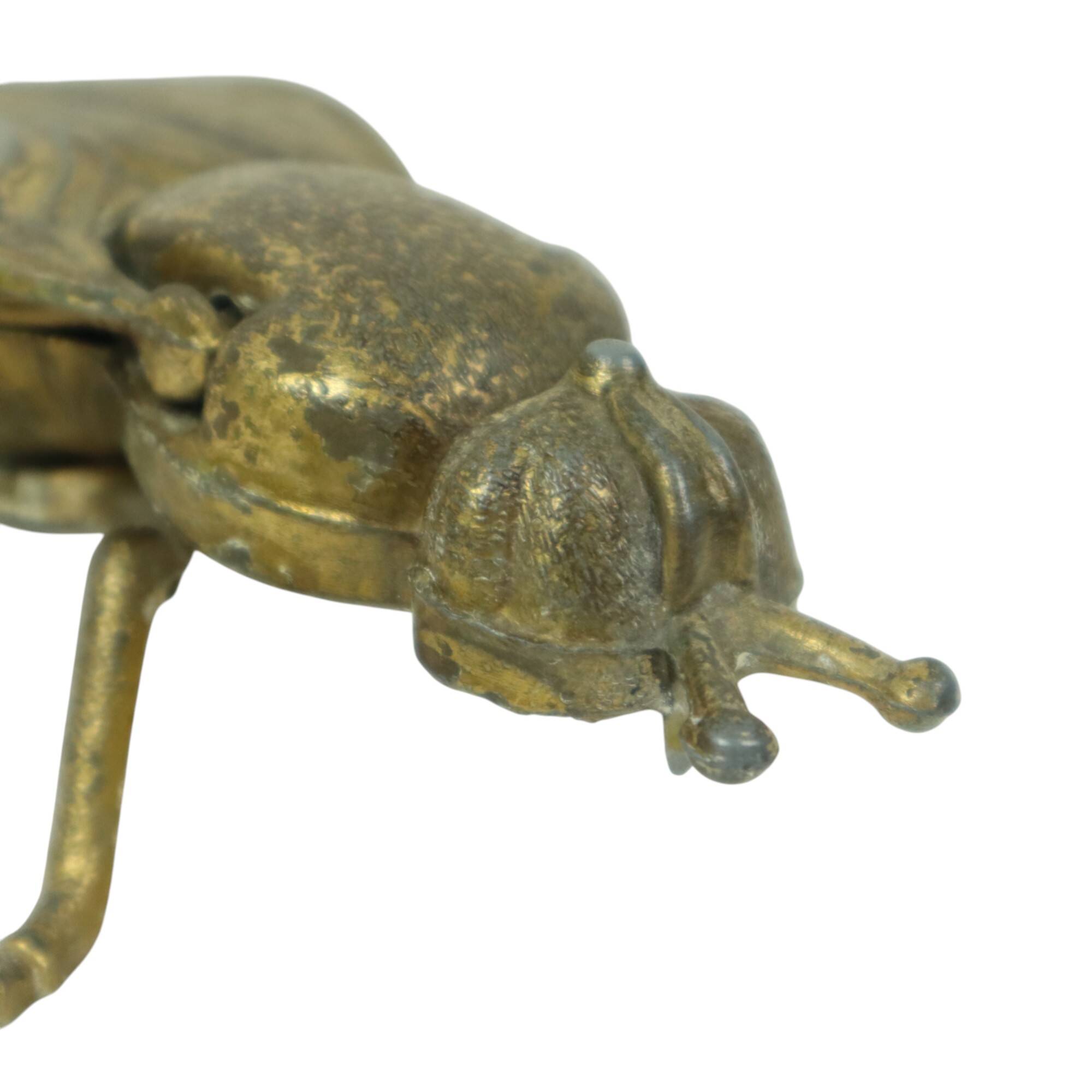 Vintage Copper Ashtray Figurine Fly Brass Italy 1960s