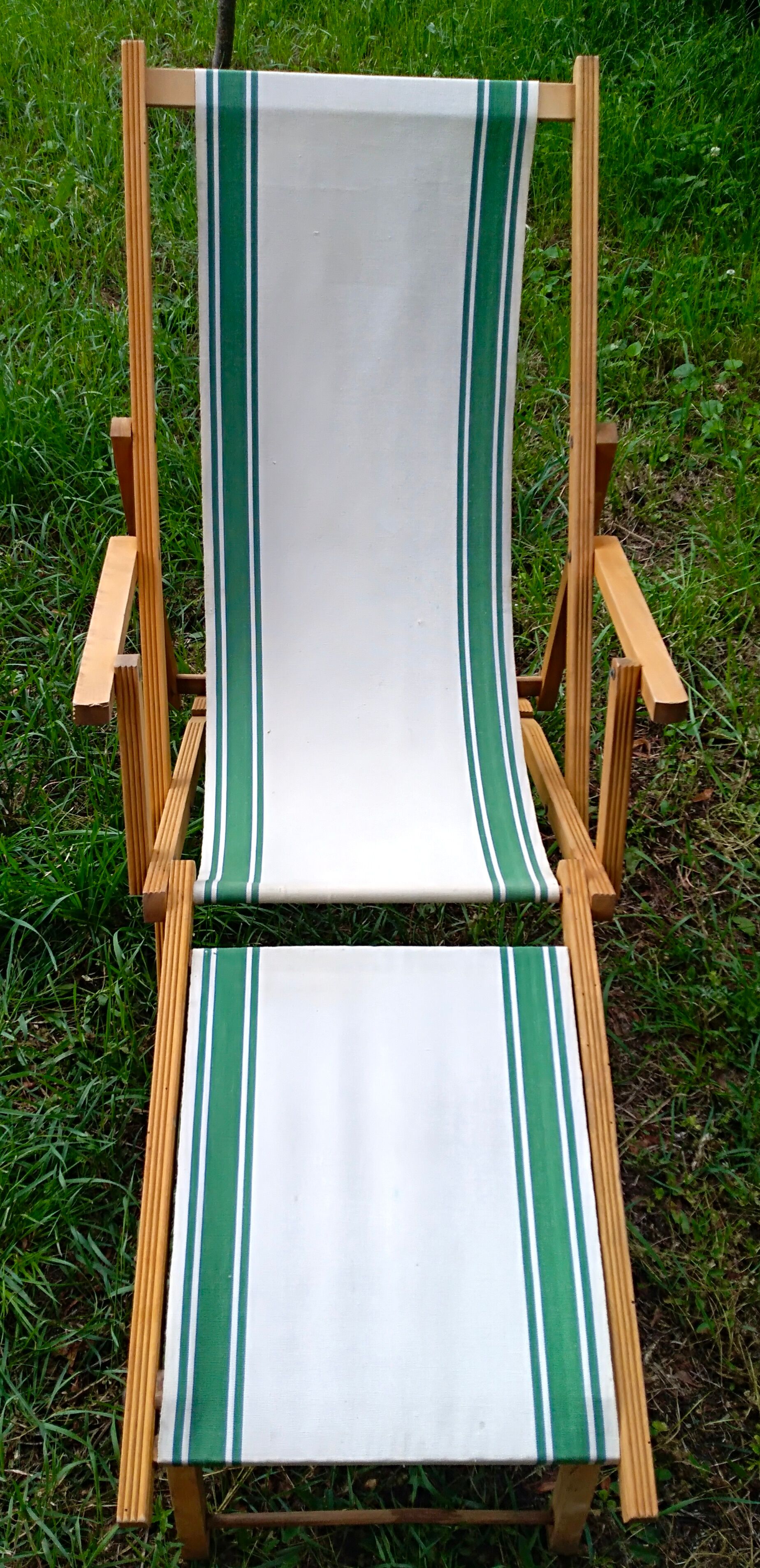 Vintage deckchair