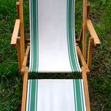 Chaise longue transat vintage