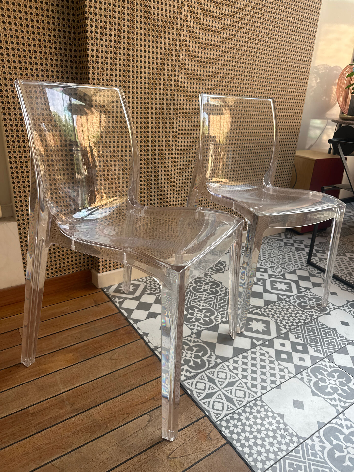 Kartell style chairs