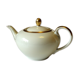 Bavaria Creidlitz teapot made of porcelain, in ivory white - Vintage from the 1950s