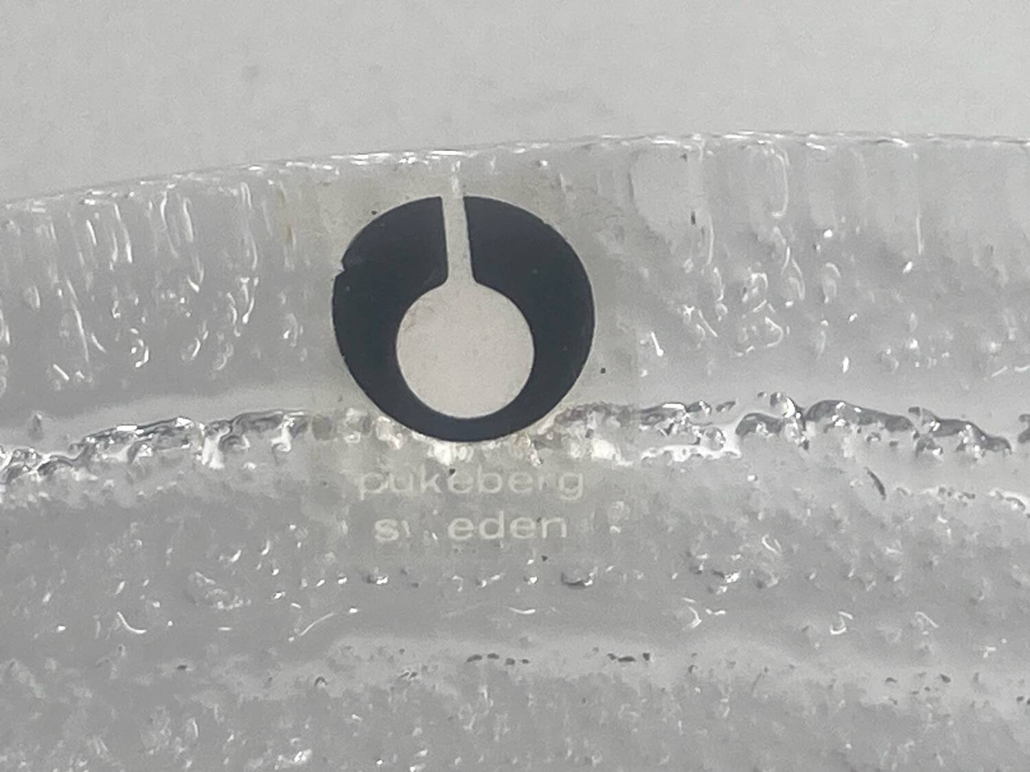 Empty glass pocket Uno Westerberg