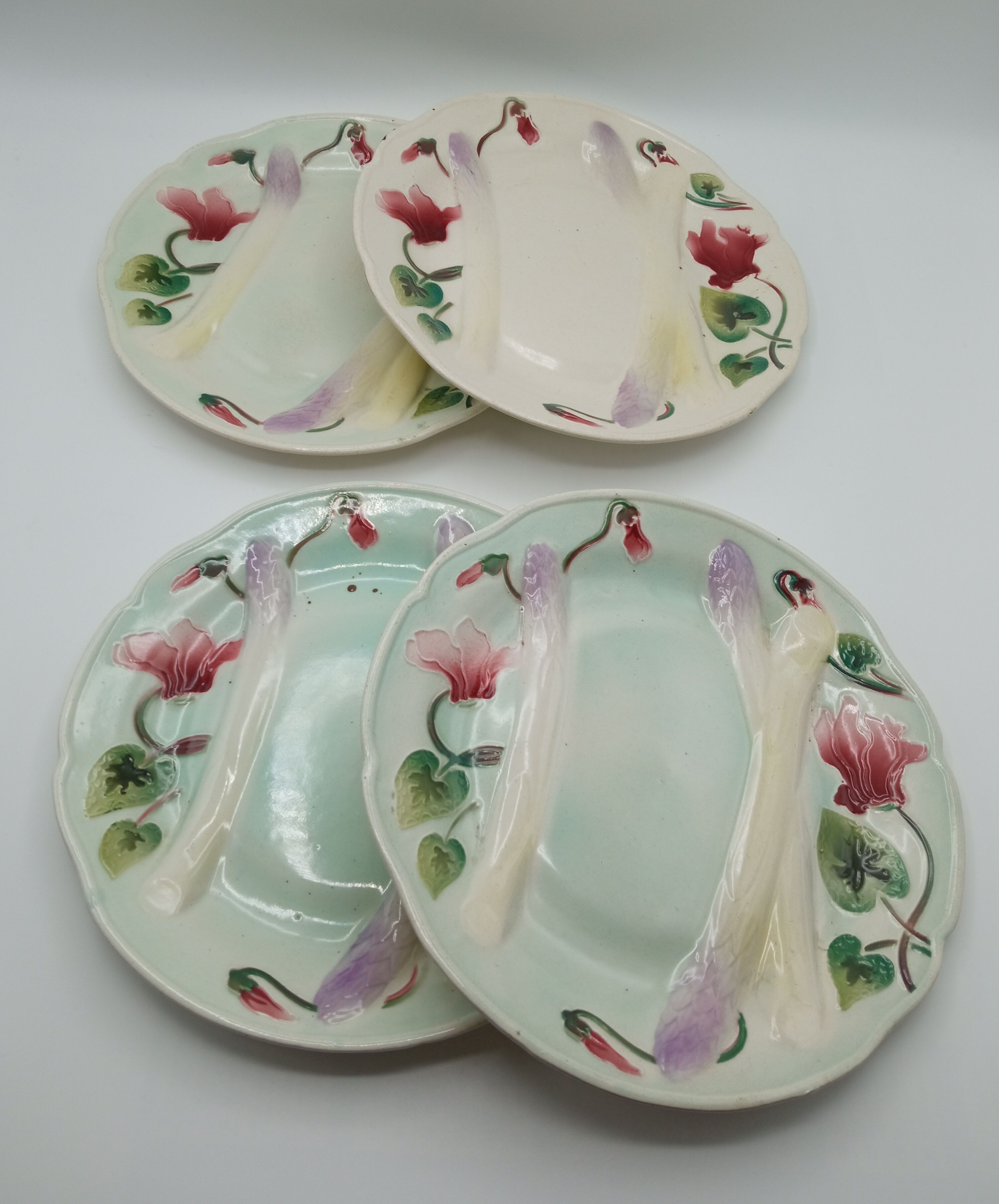 Asparagus plates in dabbling