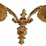 2 anciennes appliques bronze style Louis XVI