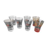 7 grands verres Martini