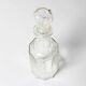 Vintage Italian Clear Glass Decanter / Marked “O.R. brevettato”
