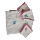 Nappe brodée Vintage