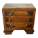 Compact Art Deco commode from the 1930s, carved wood and marble.